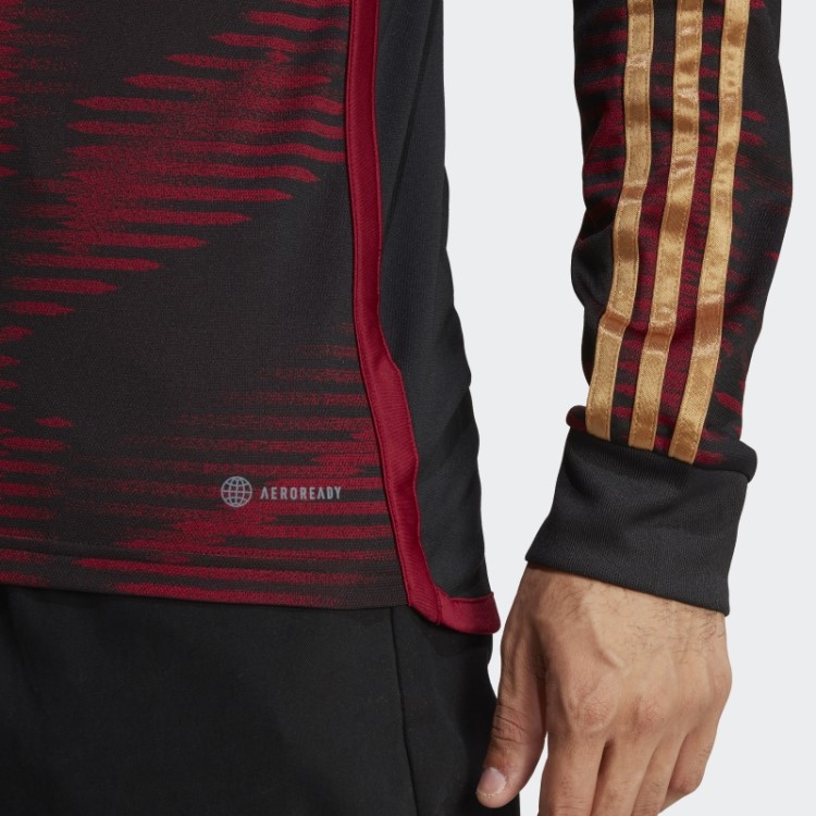 Adidas Camisa Preta Alemanha 22 De Manga Longa