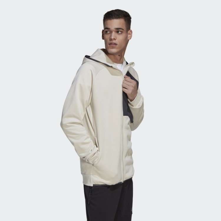 Moletom Com Capuz De Alumínio X-city Com Zíper Completo Adidas
