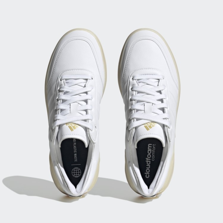Adidas Court Revival Cloudfoam Modern Style Court Comfort Shoes Branco