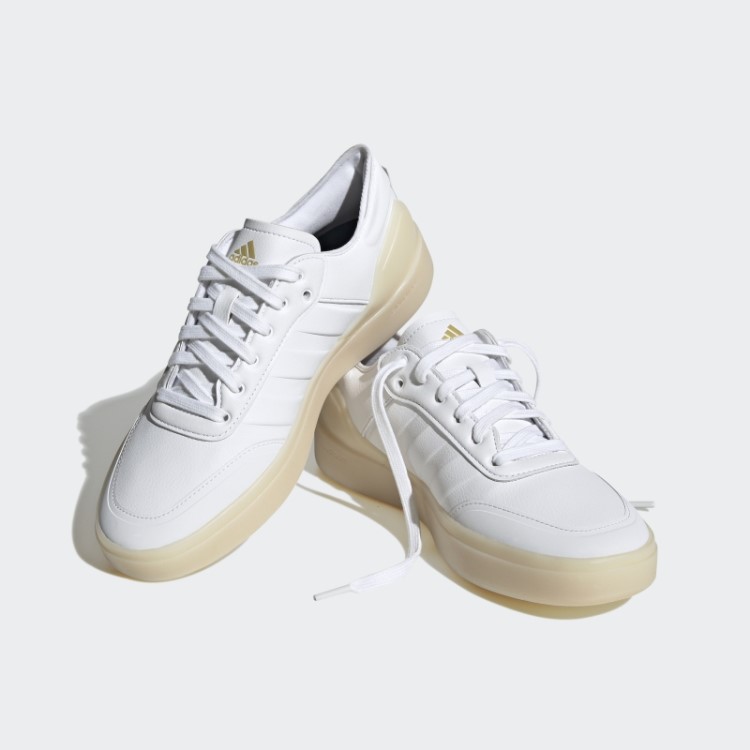 Adidas Court Revival Cloudfoam Modern Style Court Comfort Shoes Branco