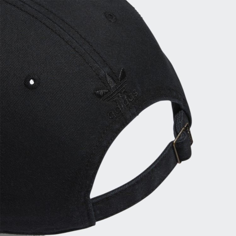 Boné Preto Adidas Com Amarração Na Parte De Trás