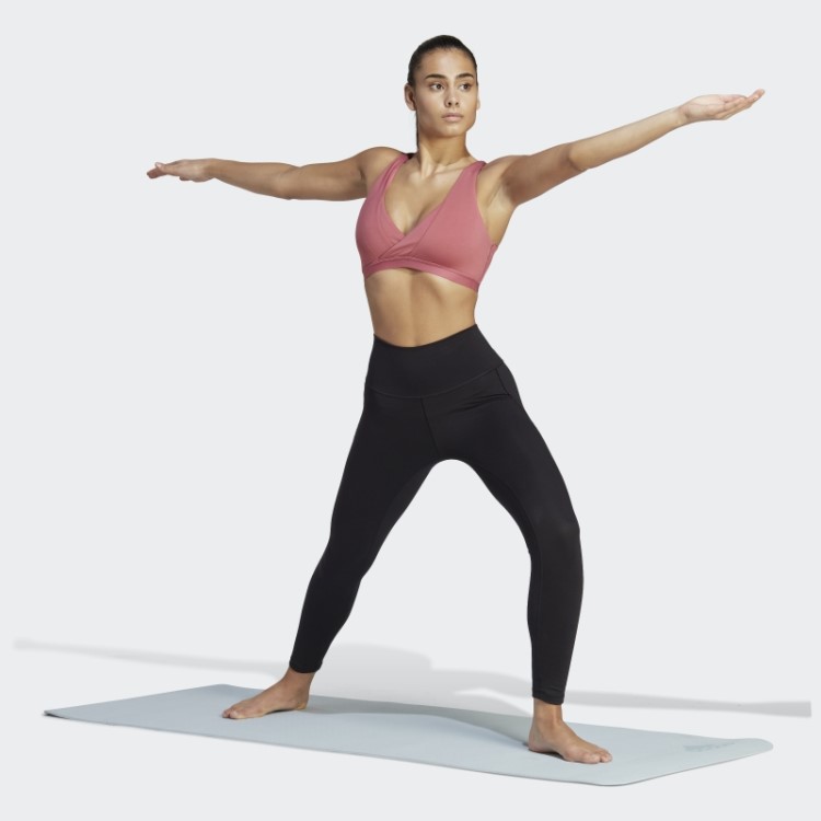 Sutiã De Amamentação De Suporte De Luz Para Estúdio De Ioga Essencial Rosa Adidas