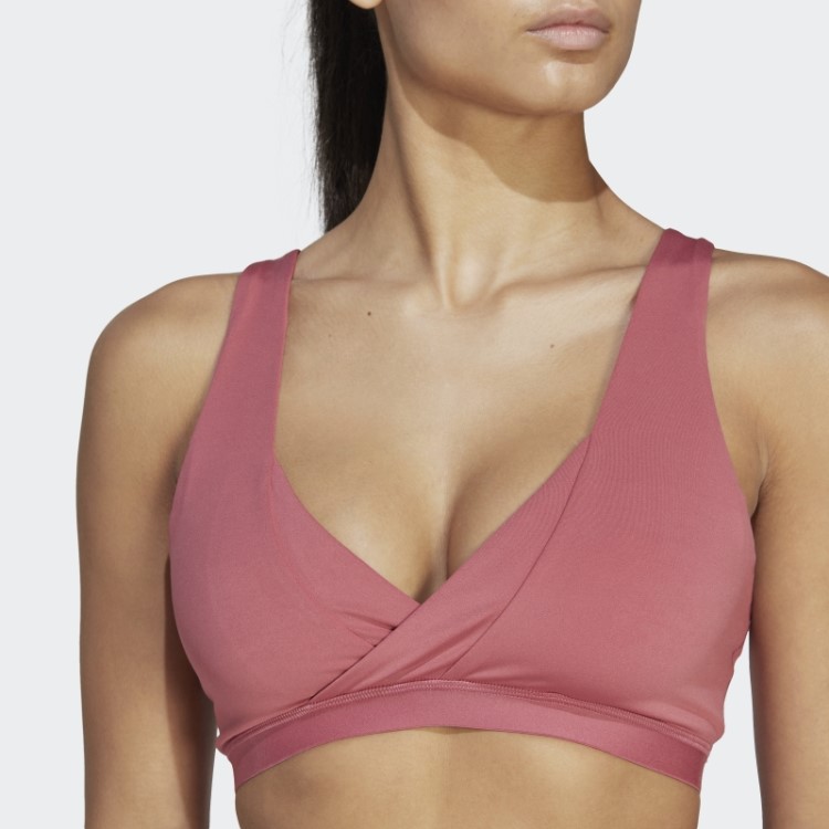 Sutiã De Amamentação De Suporte De Luz Para Estúdio De Ioga Essencial Rosa Adidas