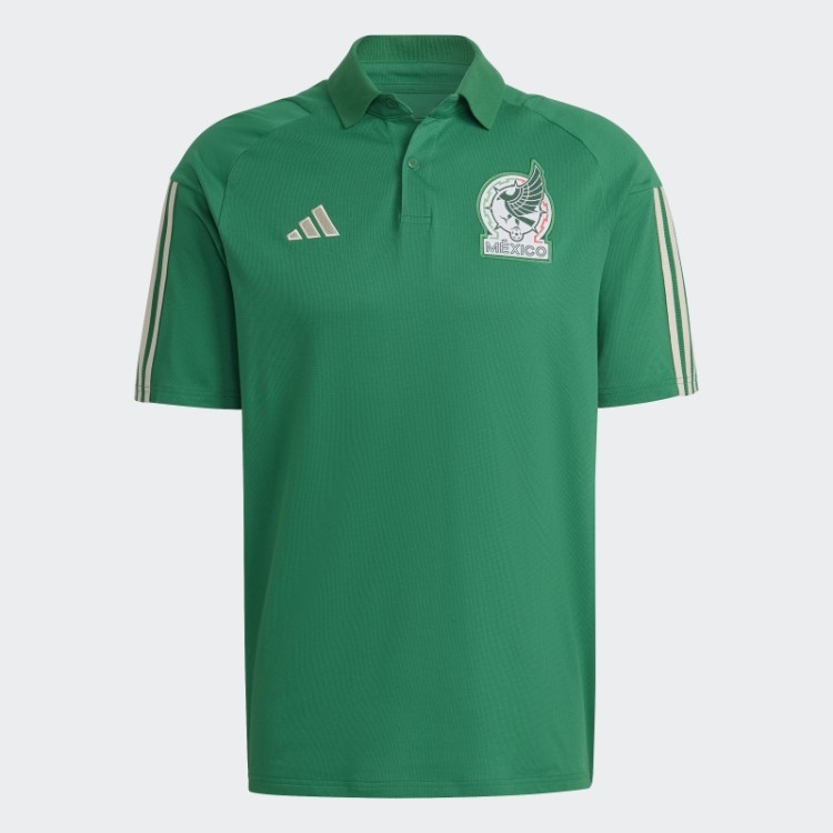 México Camisa Polo Tiro 23 Verde Adidas