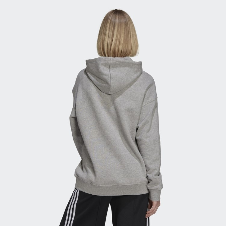 Moletom Cinza Médio Adidas Adicolor Trefoil Hot