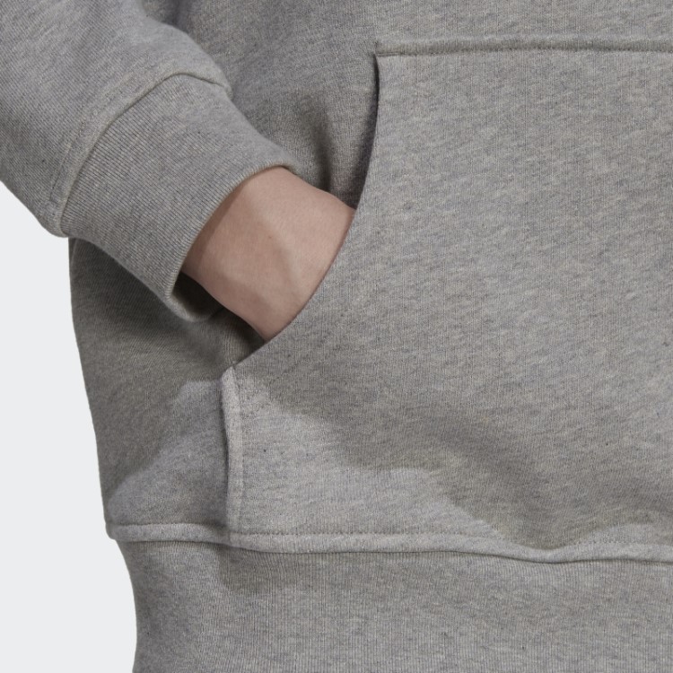 Moletom Cinza Médio Adidas Adicolor Trefoil Hot