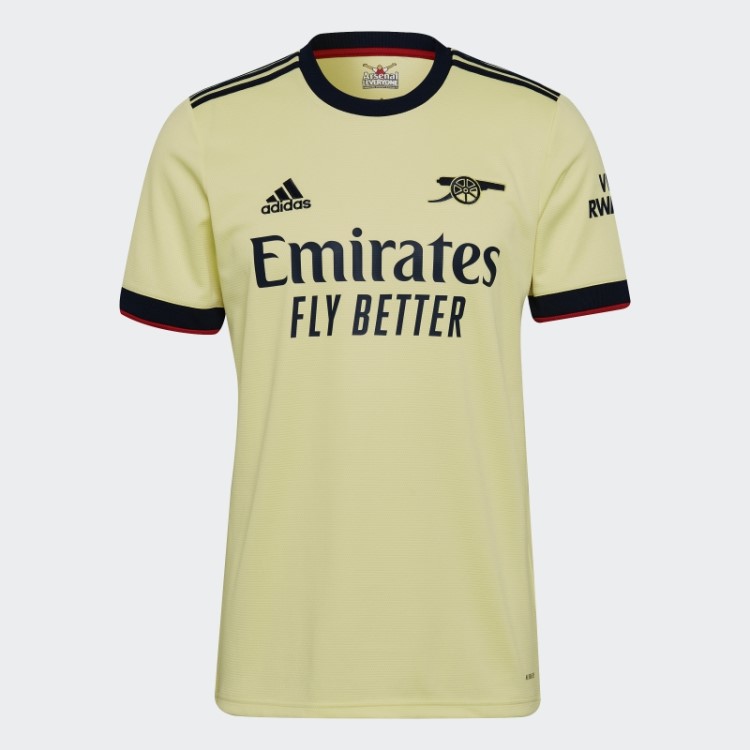Adidas Arsenal 21/22 Away Jersey Pearl Citrine