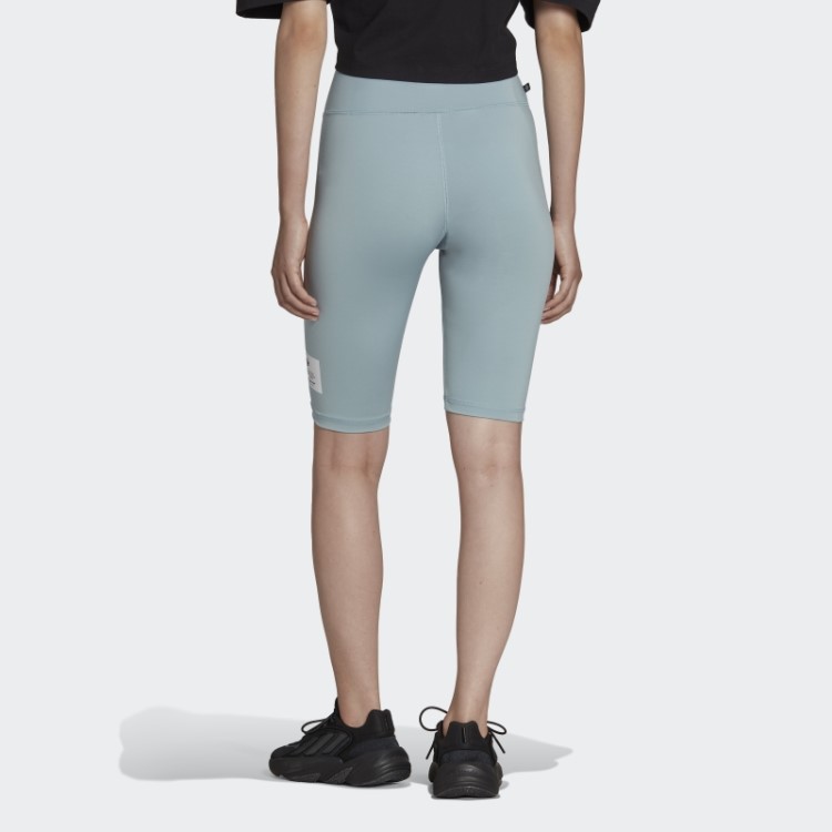 Leggings Curtas De Bicicleta Cinza Adidas