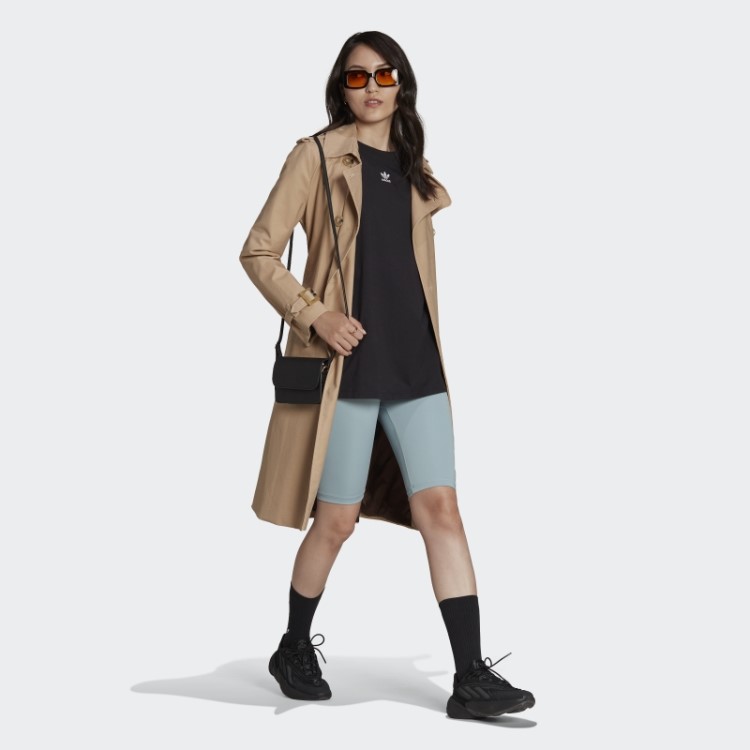 Leggings Curtas De Bicicleta Cinza Adidas