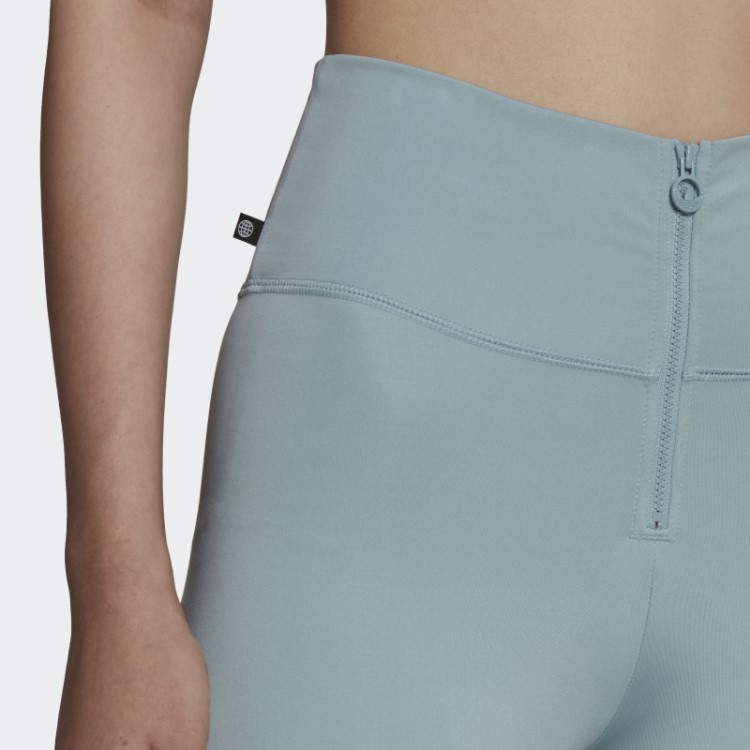 Leggings Curtas De Bicicleta Cinza Adidas
