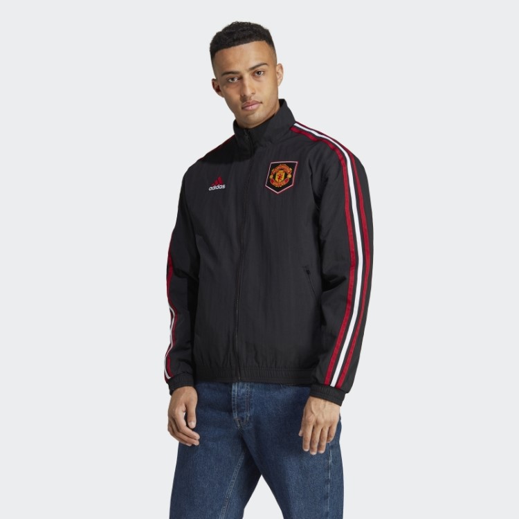 Jaqueta Reversível Manchester United Hino Preto Adidas