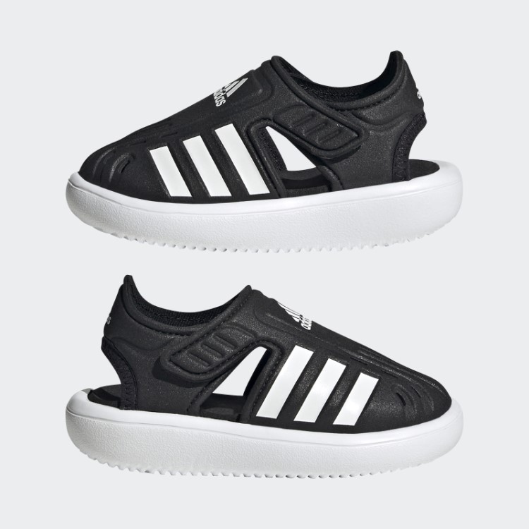 Sandálias De água De Verão Fechadas Adidas Pretas