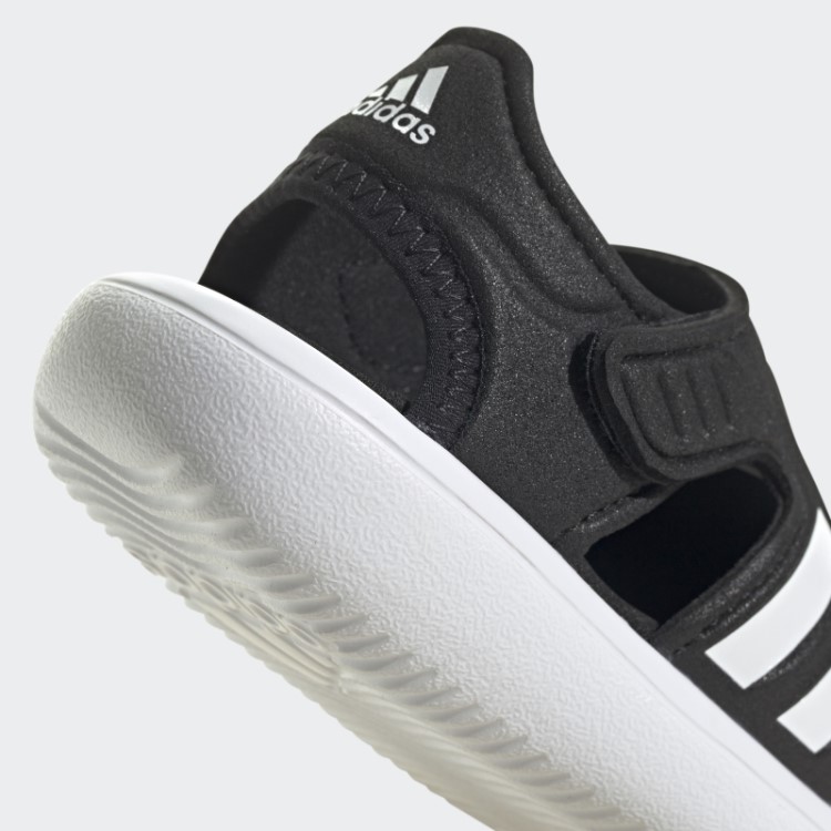 Sandálias De água De Verão Fechadas Adidas Pretas