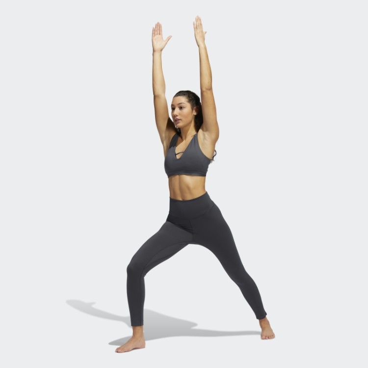 Leggings De Carbono Adidas Yoga Luxe Studio 7/8 Moda