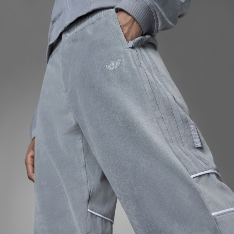 Calça Challenger Versão Azul Adidas Cinza