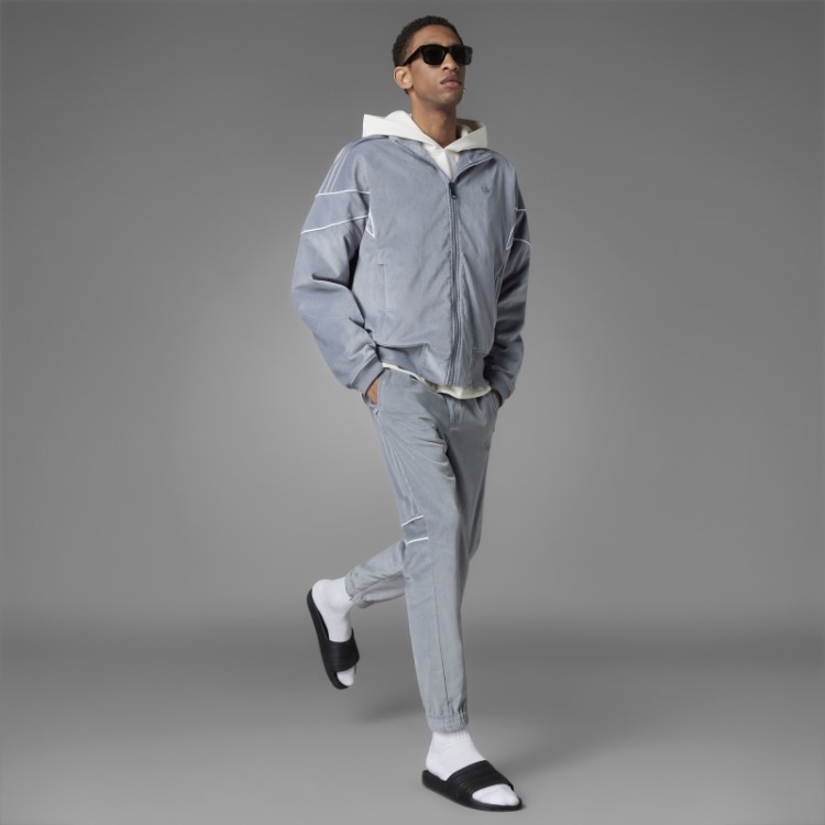 Calça Challenger Versão Azul Adidas Cinza