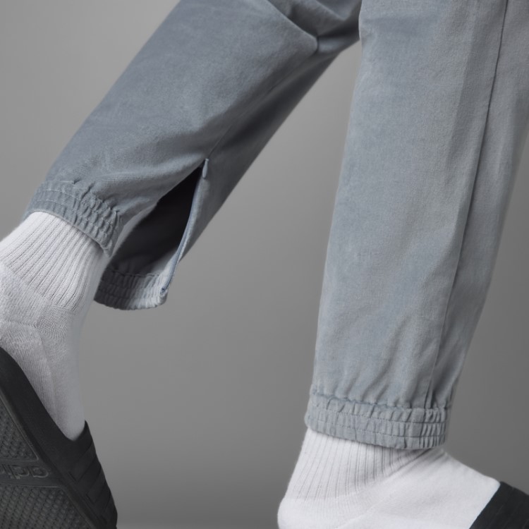 Calça Challenger Versão Azul Adidas Cinza