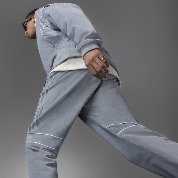 Calça Challenger Versão Azul Adidas Cinza
