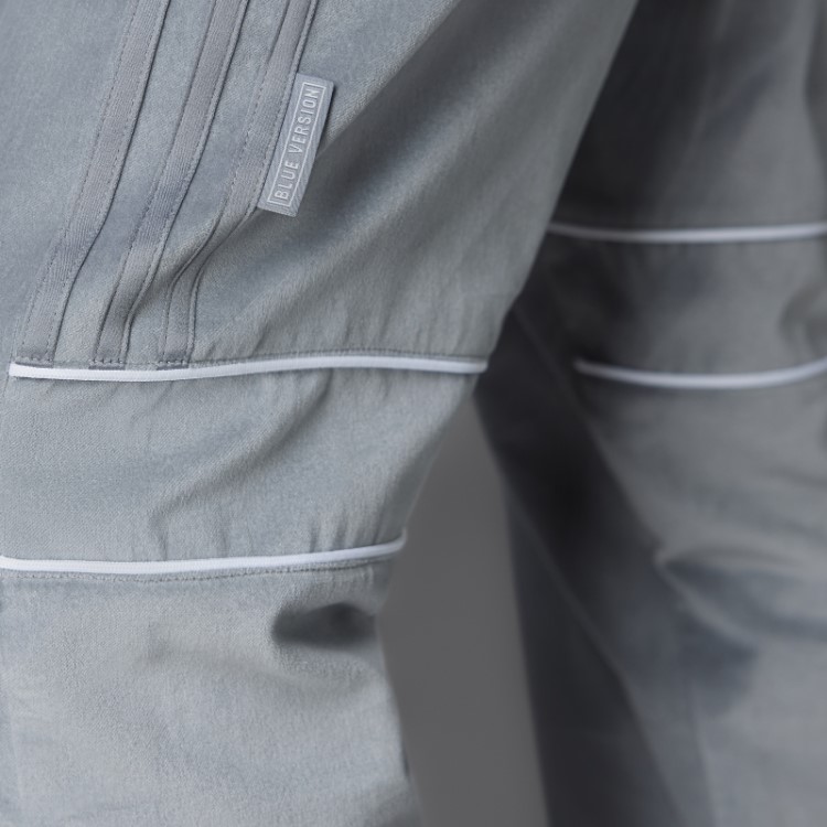 Calça Challenger Versão Azul Adidas Cinza