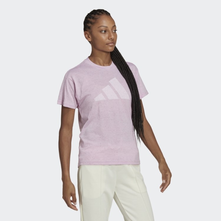 Camiseta Adidas Future Icons Winners 3.0 Lilás Mel Quente