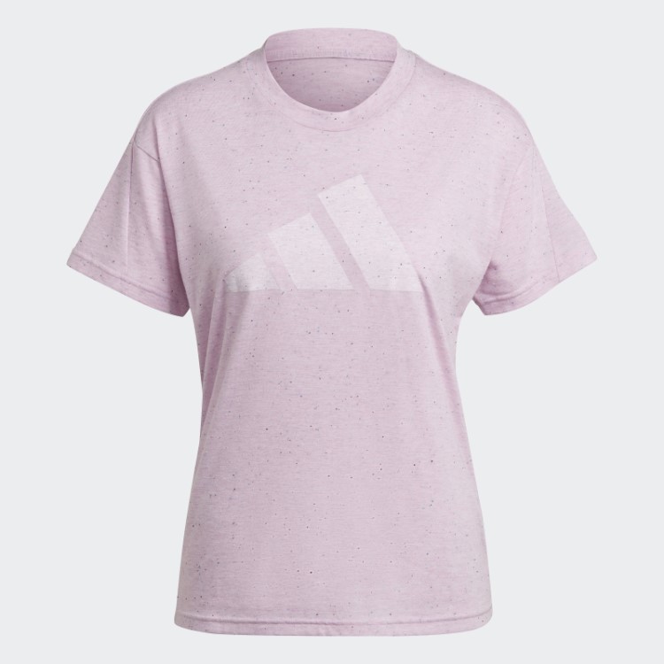 Camiseta Adidas Future Icons Winners 3.0 Lilás Mel Quente