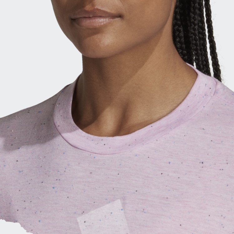 Camiseta Adidas Future Icons Winners 3.0 Lilás Mel Quente