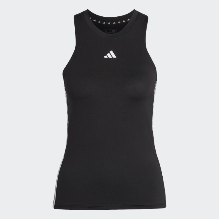 Regata Adidas Aeroready Train Essentials Regular Com As Três Listras Preta