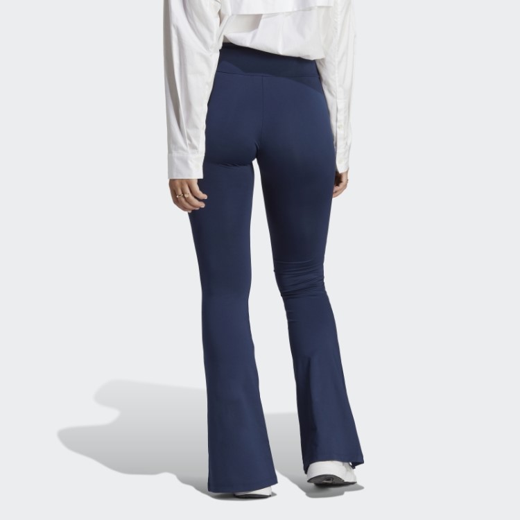 Calça Flare Adidas Com Bainha Dividida Night Indigo