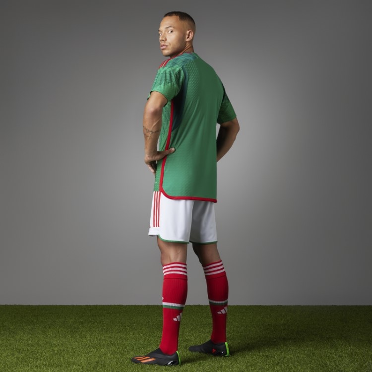 México 22 Home Autêntico Jersey Adidas Verde
