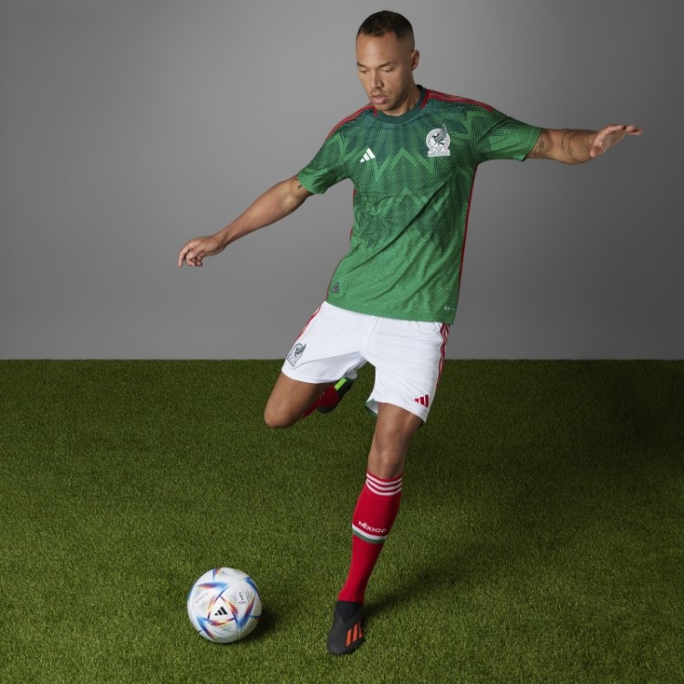 México 22 Home Autêntico Jersey Adidas Verde