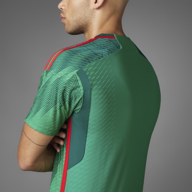 México 22 Home Autêntico Jersey Adidas Verde