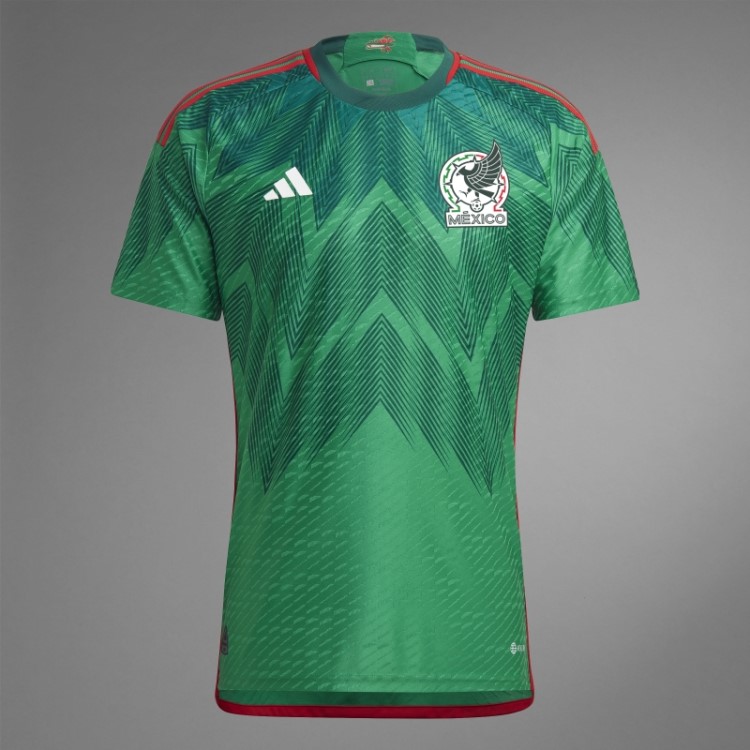México 22 Home Autêntico Jersey Adidas Verde