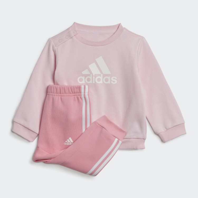 Emblema Adidas Rosa Do Conjunto De Jogger Esportivo