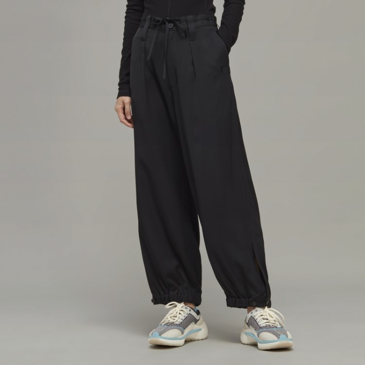 Y-3 Elegante Calça Cargo Tecido Adidas
