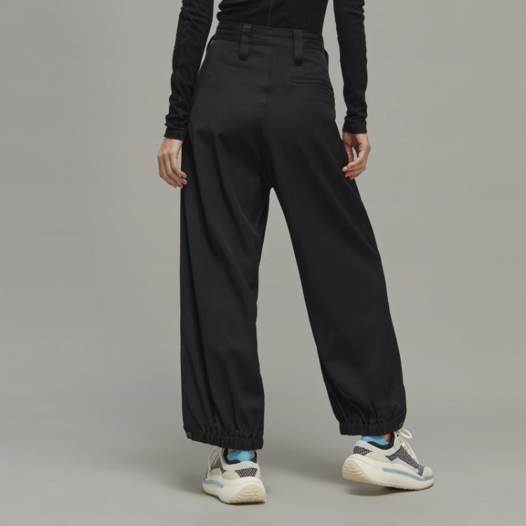 Y-3 Elegante Calça Cargo Tecido Adidas