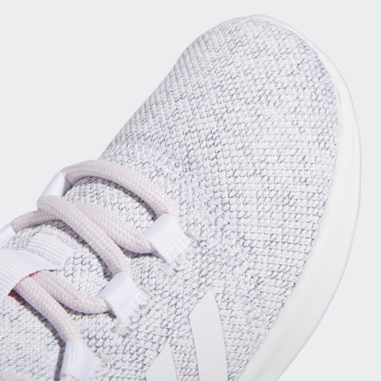 Tênis De Corrida Branco Cloudfoam Pure Lifestyle Adidas