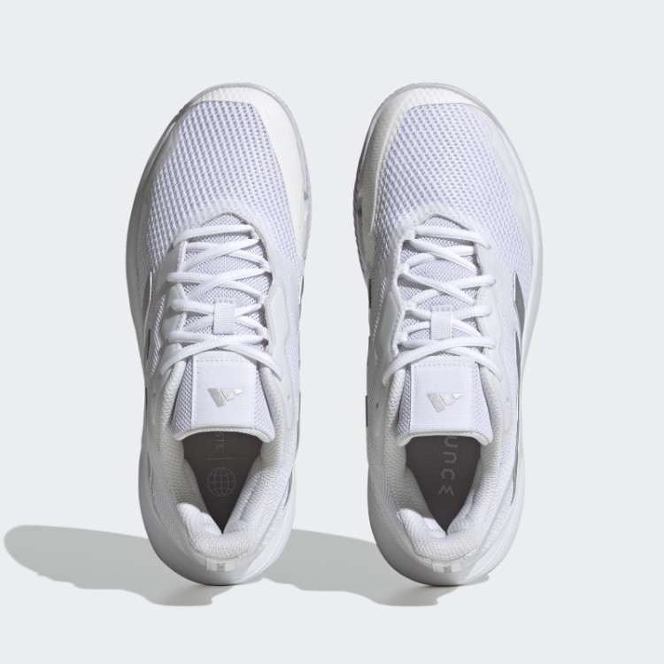 Tênis Fashion Adidas Courtjam Control Prata