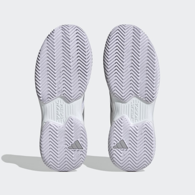 Tênis Fashion Adidas Courtjam Control Prata