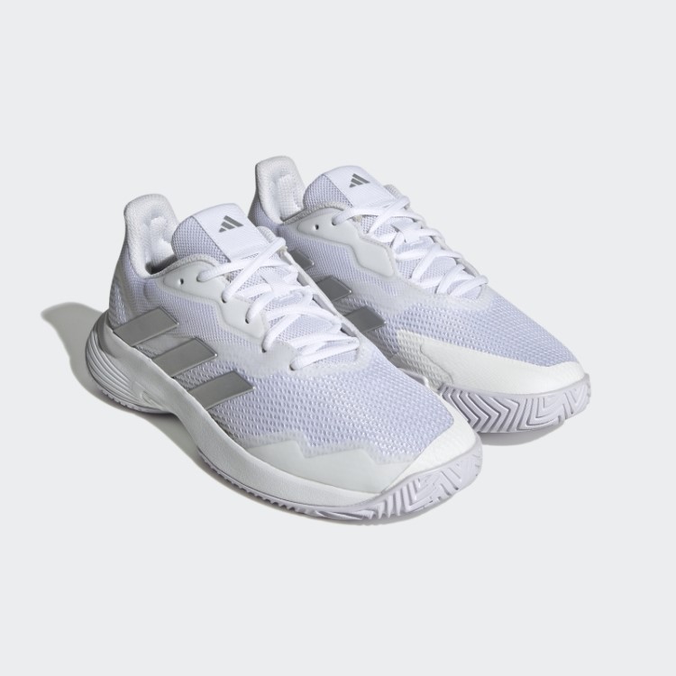 Tênis Fashion Adidas Courtjam Control Prata