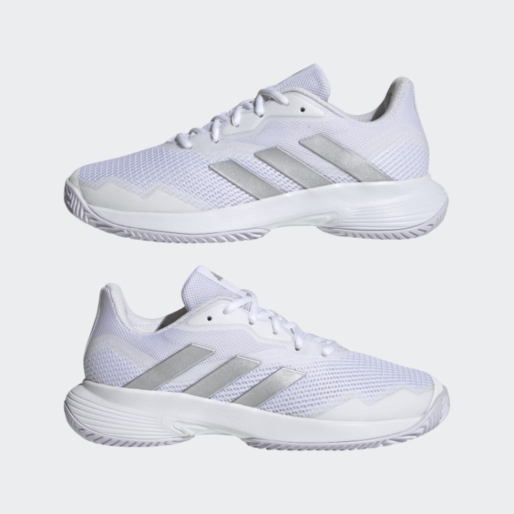 Tênis Fashion Adidas Courtjam Control Prata