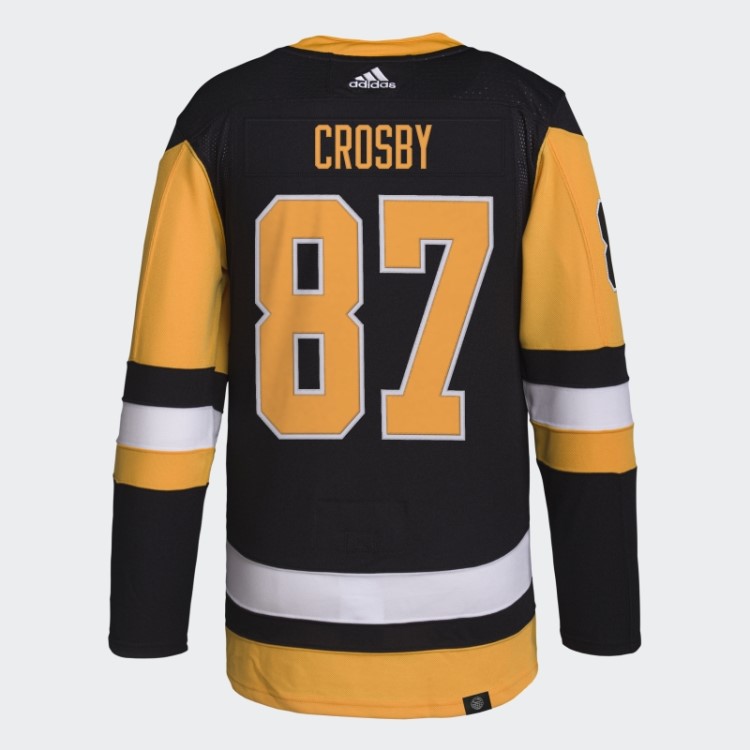 Adidas Black Penguins Crosby Home Autentic Jersey