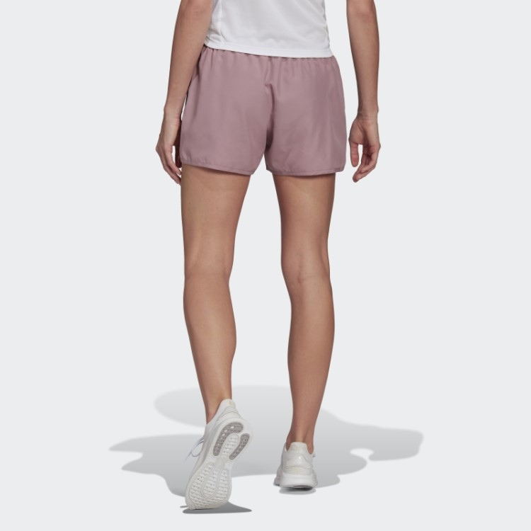Bermuda De Corrida Malva Adidas