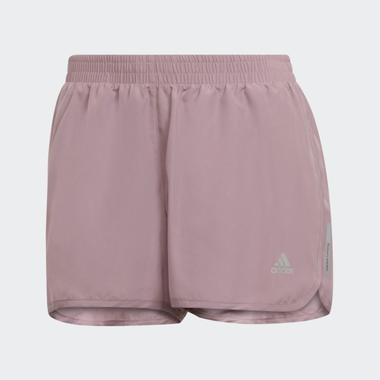 Bermuda De Corrida Malva Adidas