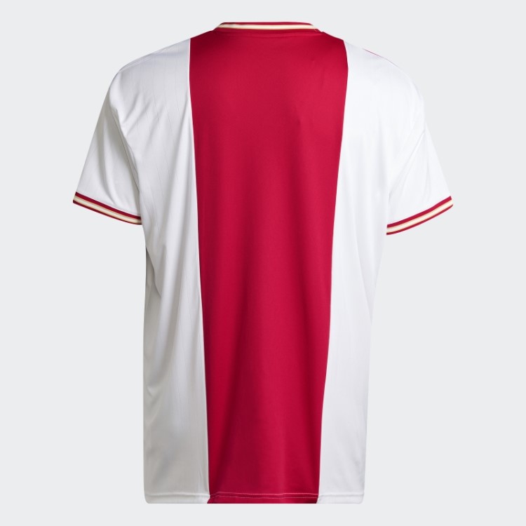 Moda Ajax Amsterdam 22/23 Camisa Casa Adidas Negrito Vermelho