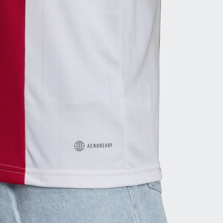 Moda Ajax Amsterdam 22/23 Camisa Casa Adidas Negrito Vermelho