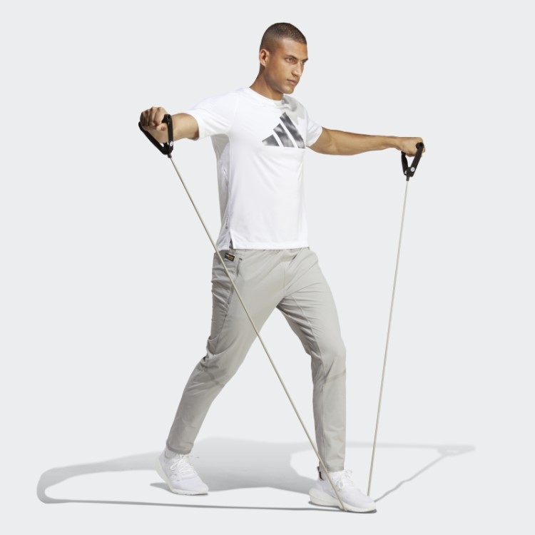 Mgh Cinza Sólido Projetado Para Treinar Calças De Treino Cordura Adidas