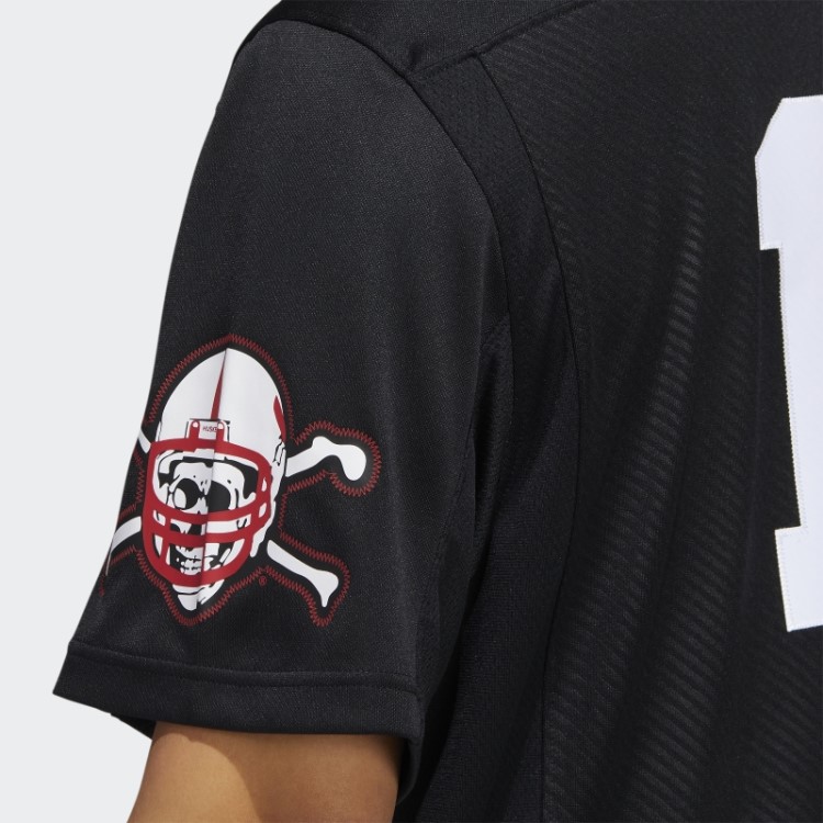Camisa Preta Cornhuskers Preto Adidas