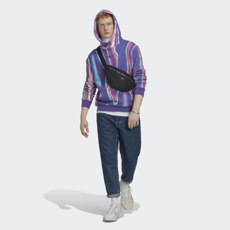 Adidas Moletom Com Estampa Hyperreal Allover Roxo Rush