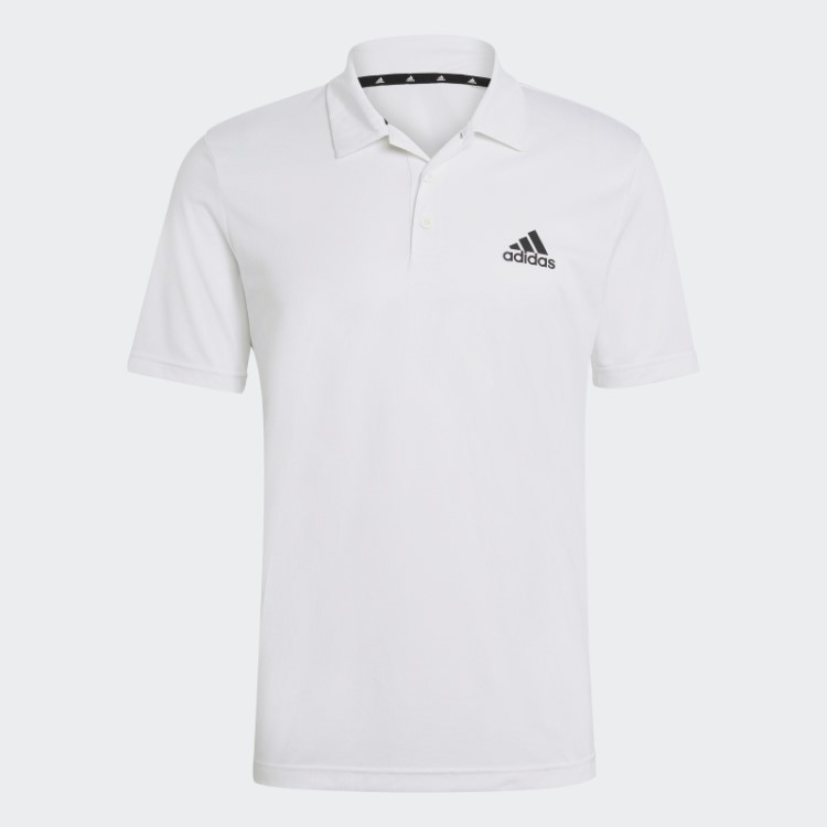 Aeroready Projetado Para Mover Camisa Pólo Esporte Adidas Branco