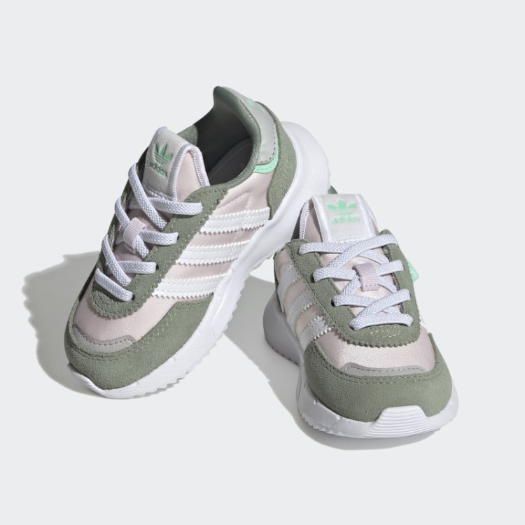 Tênis Adidas Retropy F2 Verde Prateado